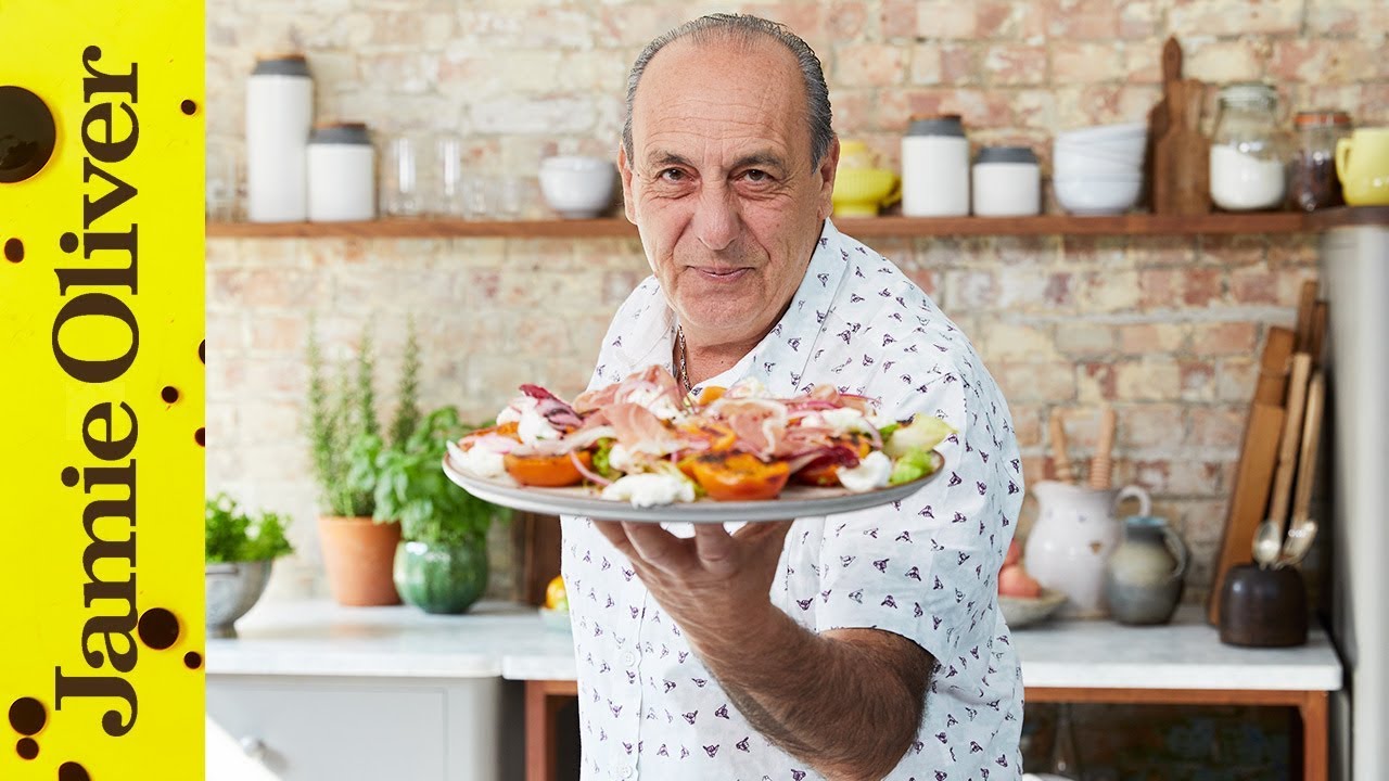 Grilled Apricot Salad | Gennaro Contaldo | Jamie Cooks Italy