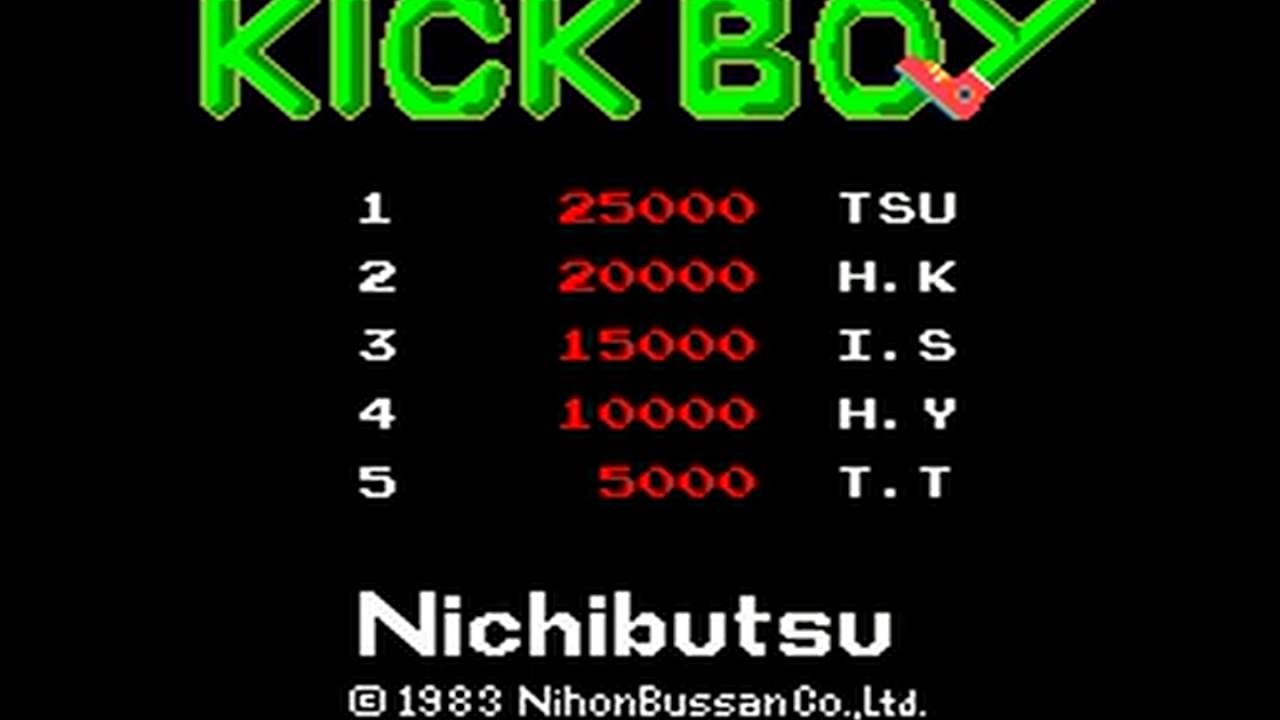 Kick Boy (Nichibutsu 1983)  Attract Mode 60fps