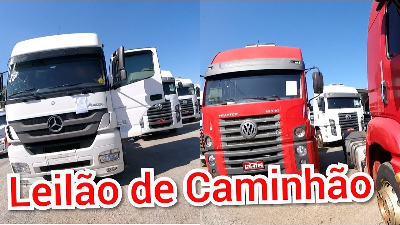 + DE 20 CAMINHÕES NO LEILÃO! MERCEDES-BENZ Axor, VOLKSWAGEN 19-330