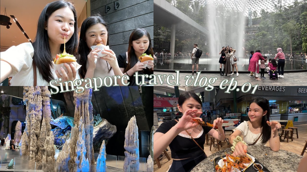 (ENG/中)Singapore Travel Vlog ft. Avatar Night and Flower Dome/LAU PA SAT Food Review⭐新加坡四天三夜怎样玩?带错路😬