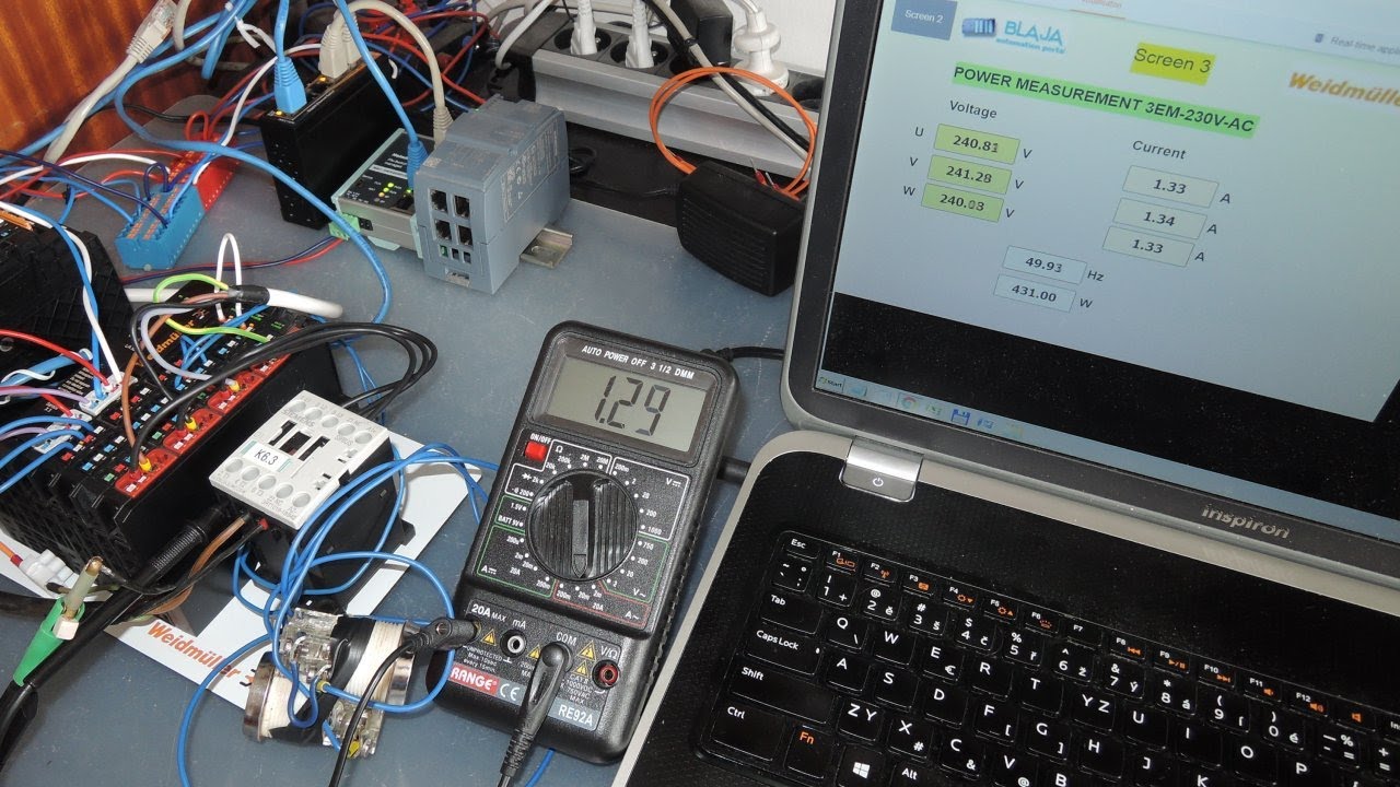 Weidmueller měření výkonu / 3EM-230V-AC power measurement 3 x 400V, 50Hz