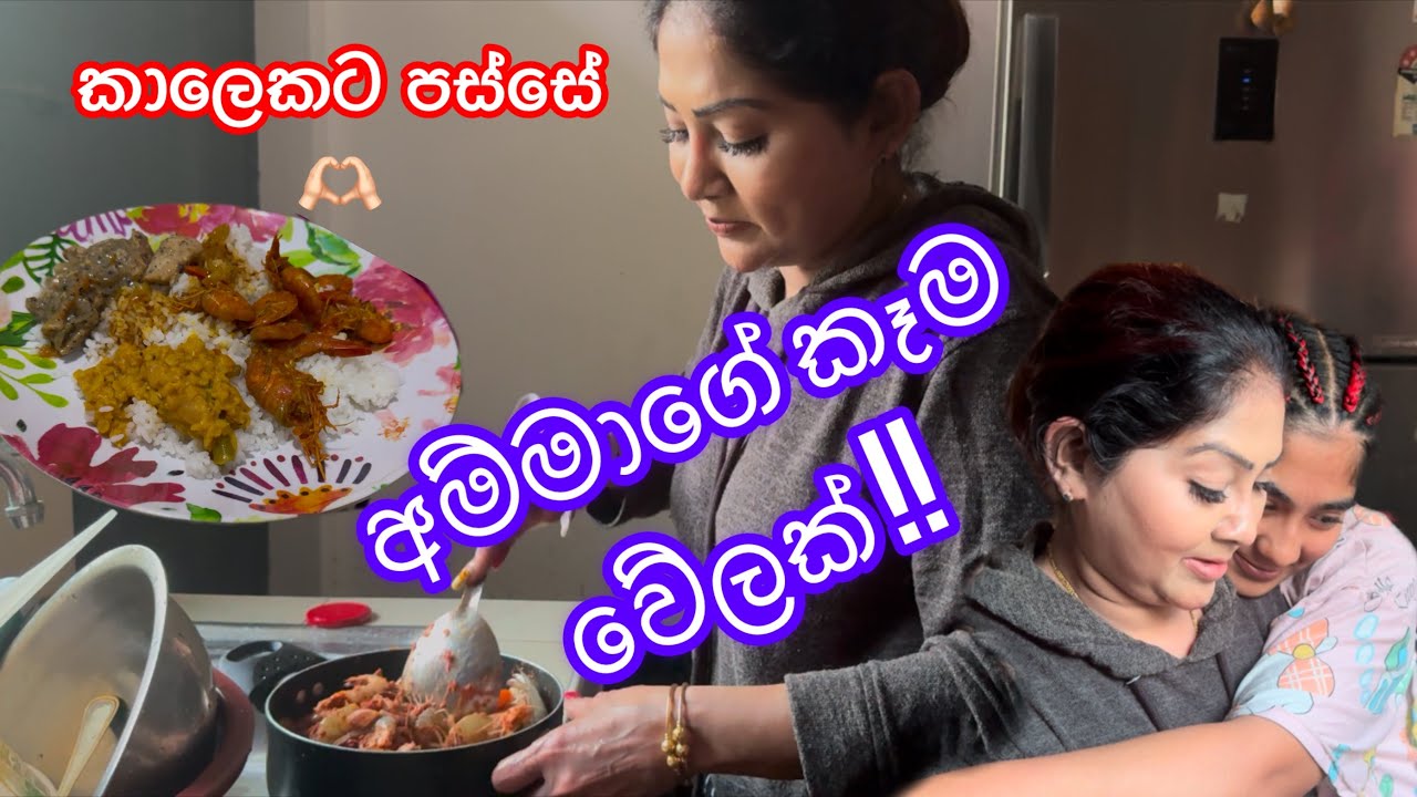 අපි බඩ පැලෙන්න කාපු දවසක් | වැඩිපුරම Miss කරපු අම්මාගේ කෑම | මාස 9 ක් ඉවරය් | Anjali Rajkumar Vlogs