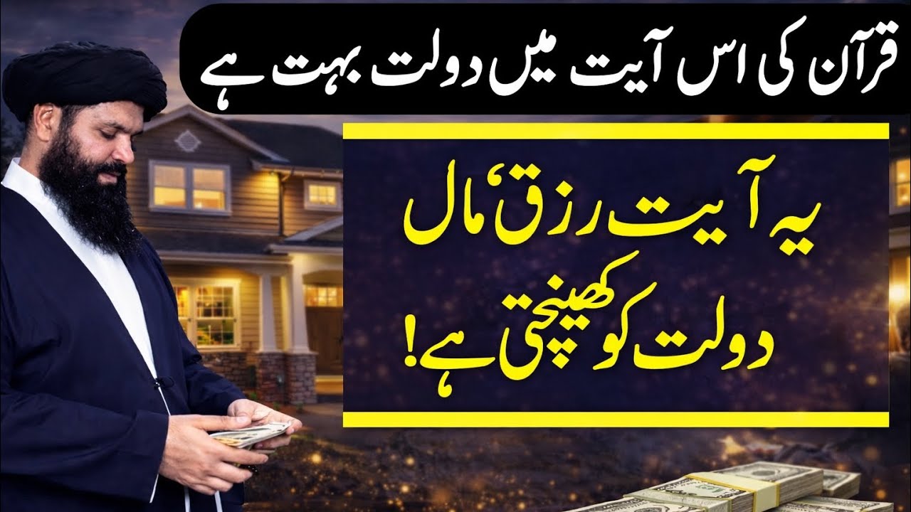 Quran ki is Ayat mein bohat daulat hai | Yeh Ayat rizq aur maal ko khainchti hai | ubqari wazaif