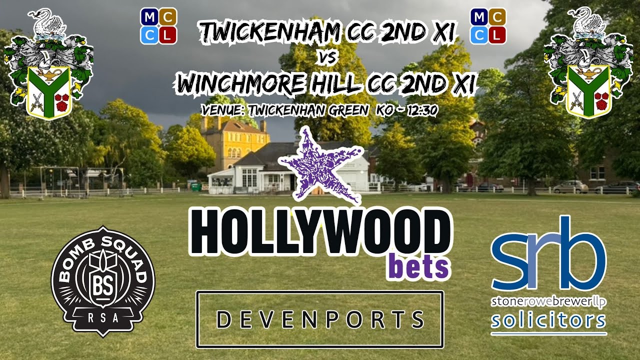 Twickenham 2nd XI vs Winchmore Hill 2nd XI - Live at The Green