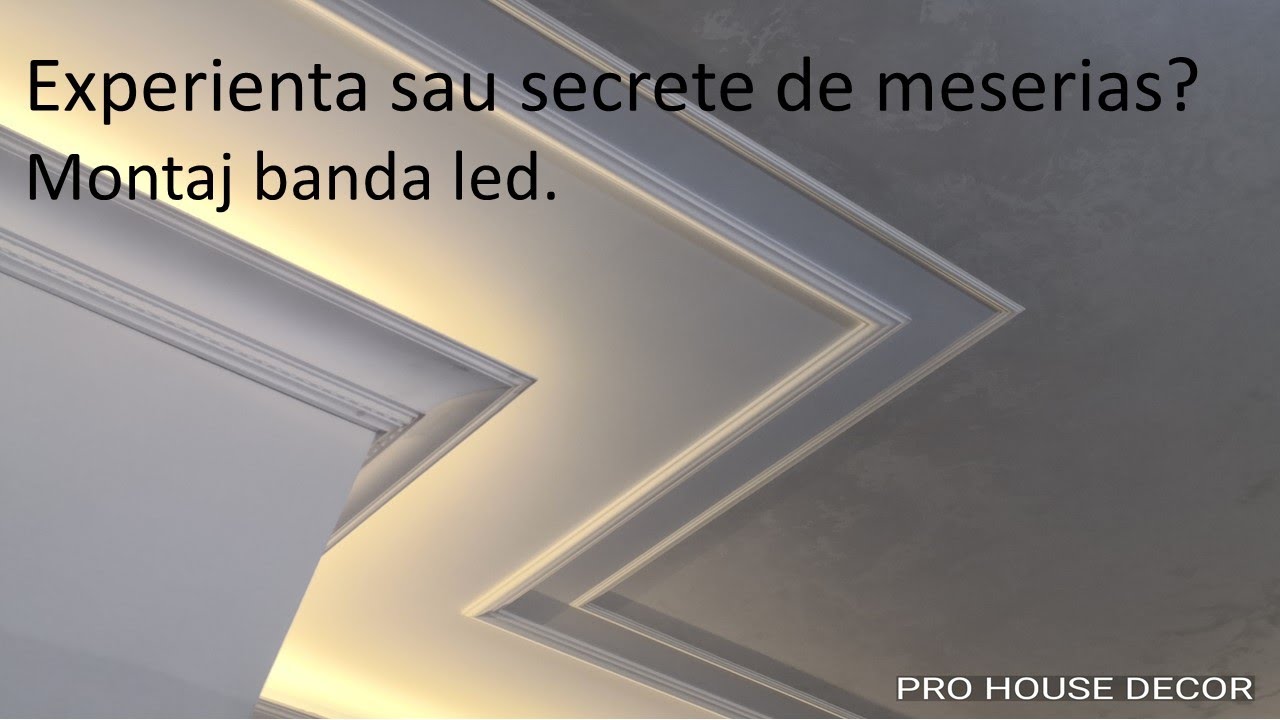 Montaj banda led,  secretele meseriei.