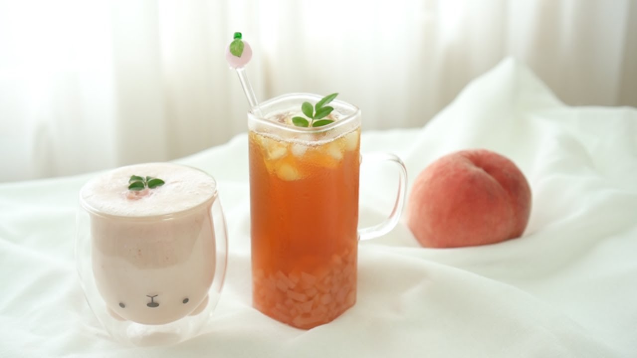 Как легко и вкусно приготовить настоящий ледяной чай с персиком и персиковый ласси / Рецепт