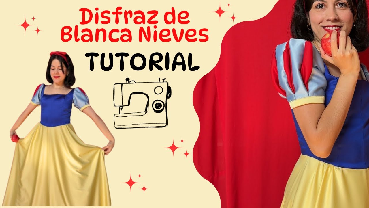 Confección Disfraz de Blancanieves TUTORIAL