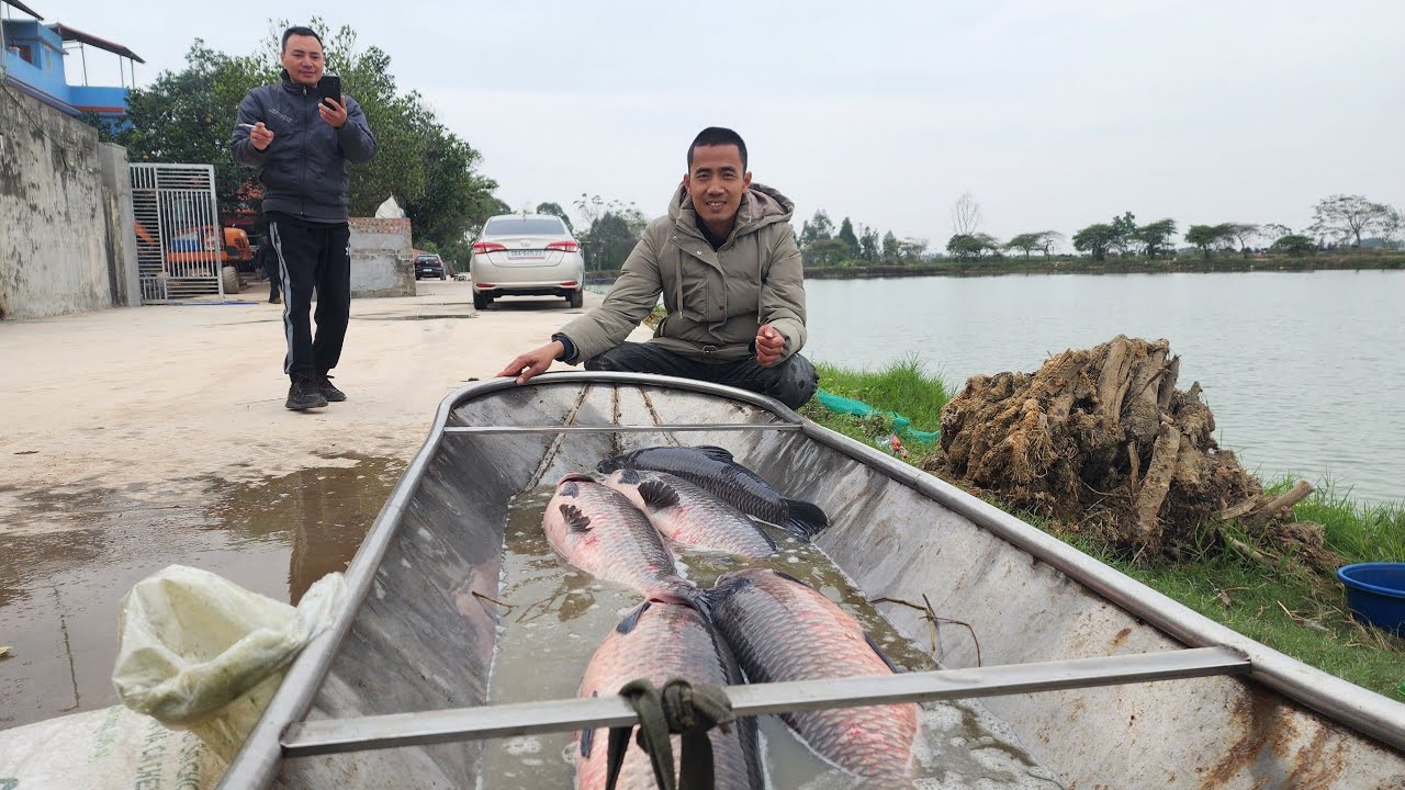 Tét mồi của Mao Đệ tại hồ Ải Quang Bắc Giang