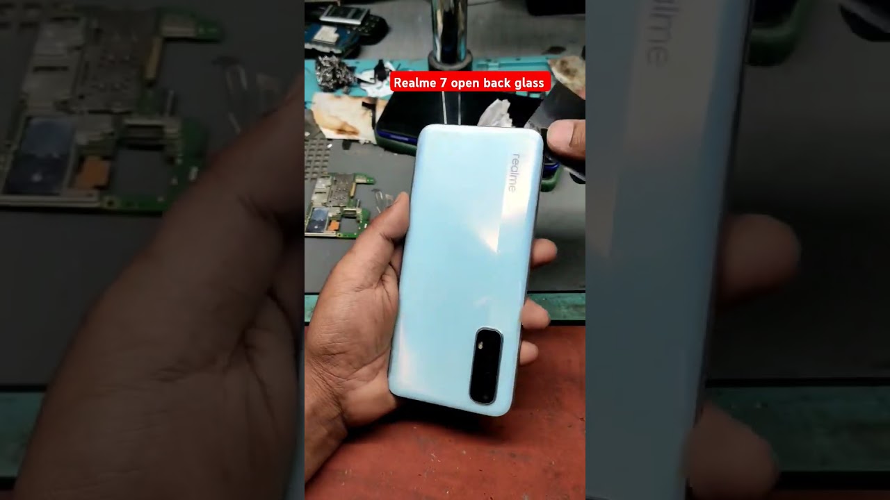 realme 7 back glass damage 😭🔥#viralvideo #viralshorts #trending #trendingshorts #yt #realme #opening