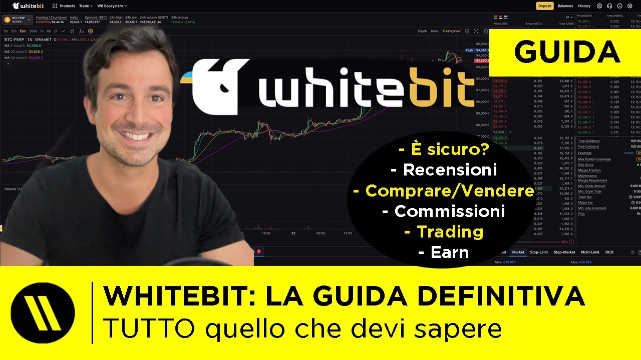 WHITEBIT: LA GUIDA DEFINITIVA | RECENSIONI Exchange crypto, bonus, trading, earn, commissioni