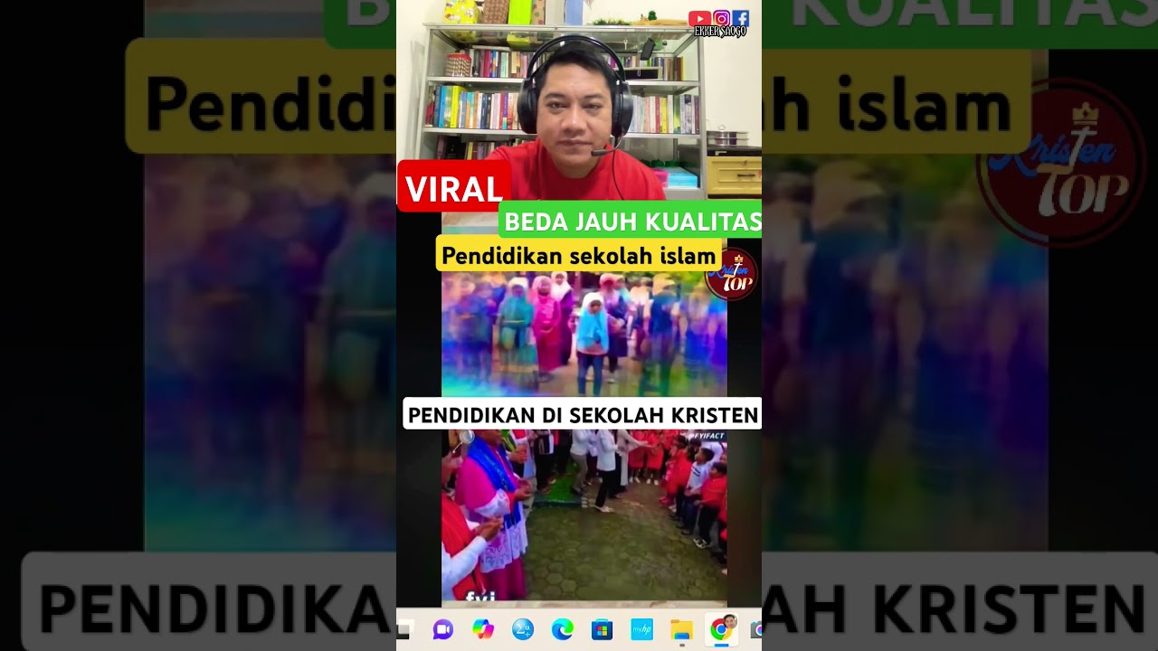 VIRAL..BEDAH JAUH PENDIDIKAN SEKOLAH ISLAM DENGAN SEKOLAH KRISTEN #kristen #islam  #toleransi
