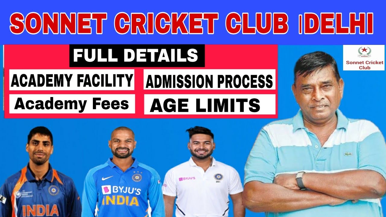 Sonnet Cricket Club in Delhi। Admission Process। Sonnet Cricket Academy। Facility,Fees, Age Limit