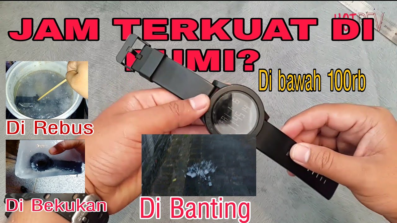 NYIKSA Jam SKMEI. part 1 -Di Rebus-Di Bekukan-Di Banting!!😵