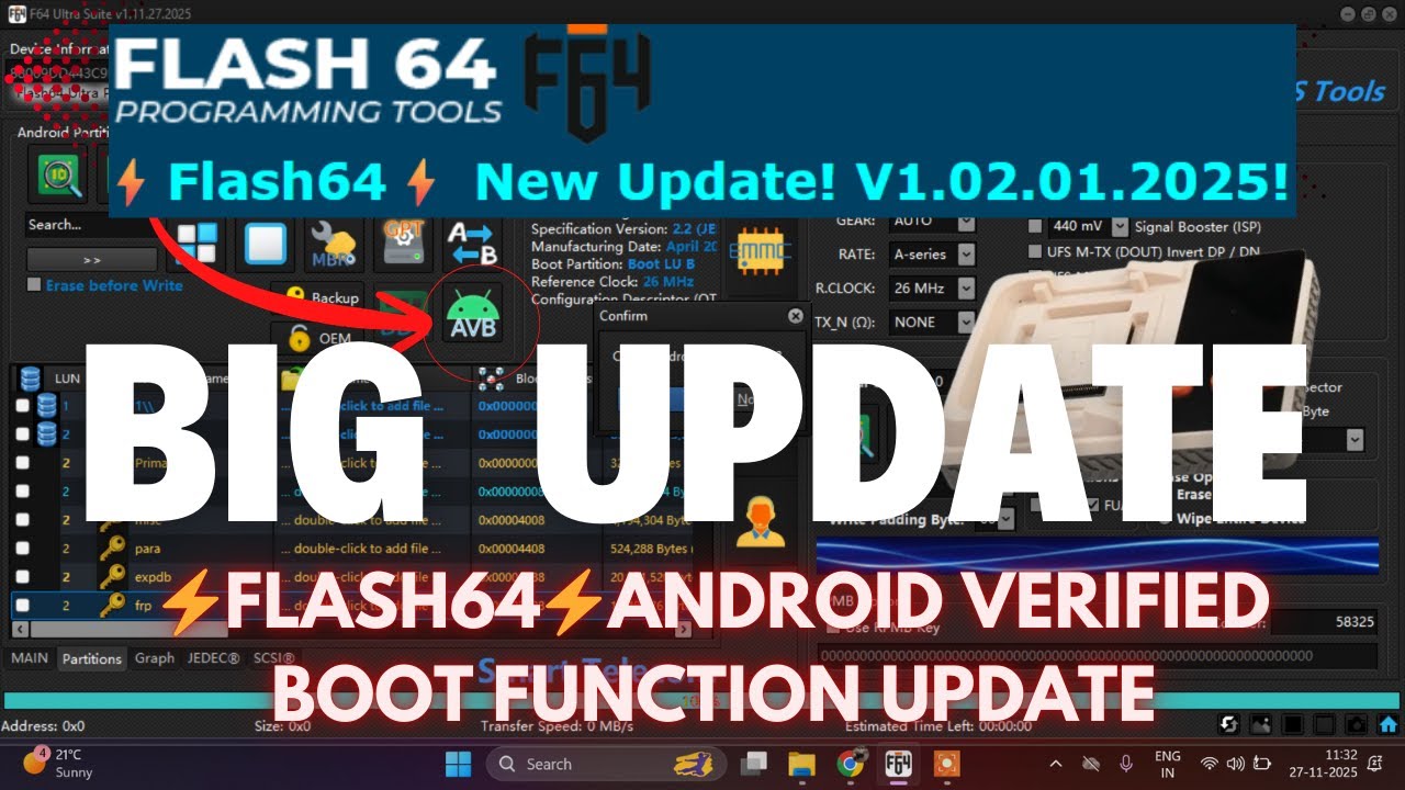 F64 Box Update | f64 box update error fix ⚡️Flash64⚡️Android Verified Boot Function Update