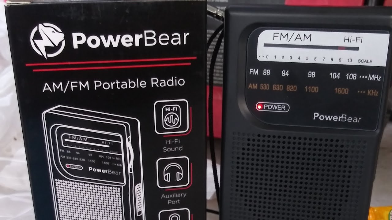 Powerbear handheld portable radio Am/Fm review