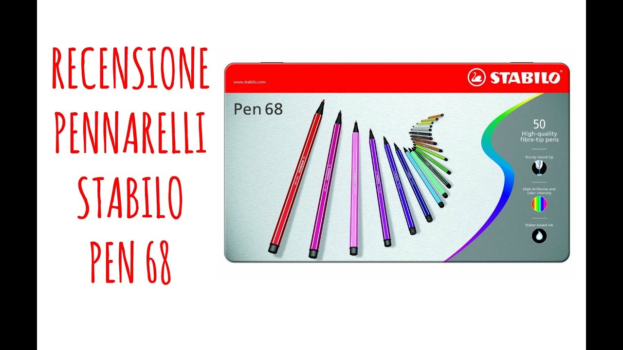 Pennarelli STABILO Pen68, funzionano? (Recensione) Arte per Te