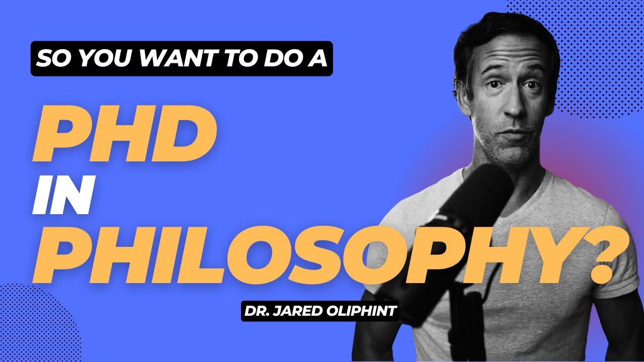 So You Want to Do a PhD in Philosophy?