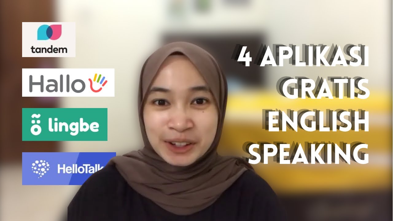 4 APLIKASI GRATIS BUAT LATIHAN SPEAKING BAHASA INGGRIS #learngenglish