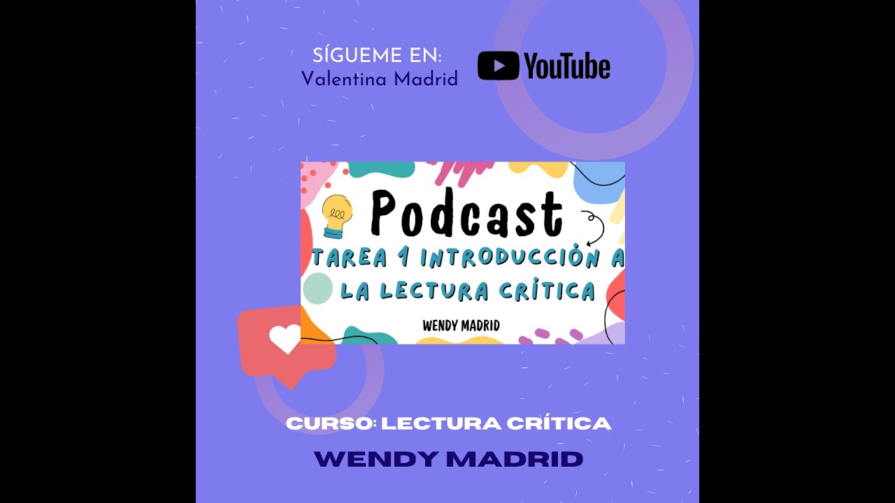 Podcast - Tarea 1 Introducción a la lectura crítica