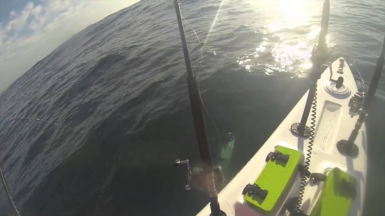 Paddleski fishing for tuna-Durban November 2014 , 21kg YFT