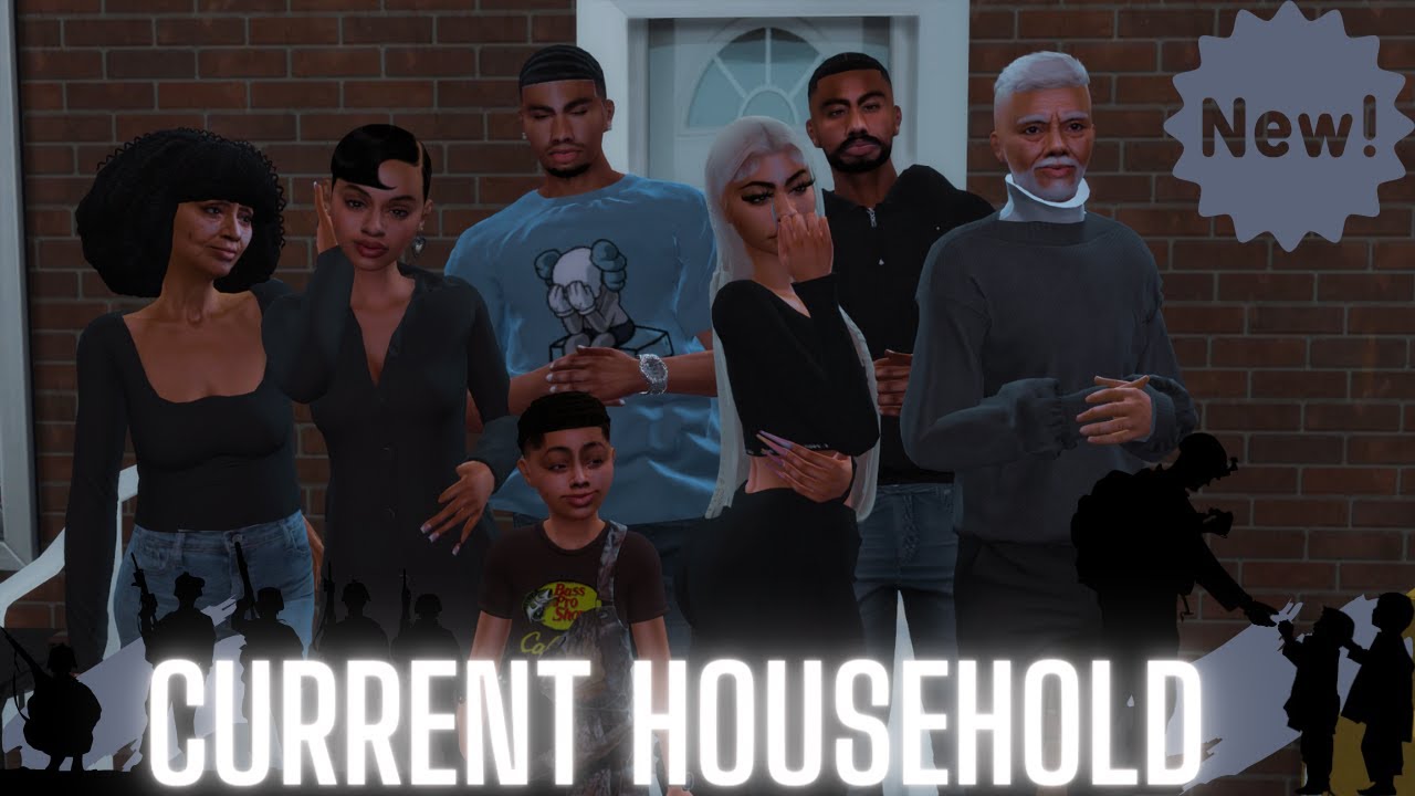 ✨NEW✨CURRENT HOUSEHOLD FOR A NEW SEASON OF A DIFFERENT WORLD #blacksimmers #thesims4gameplay