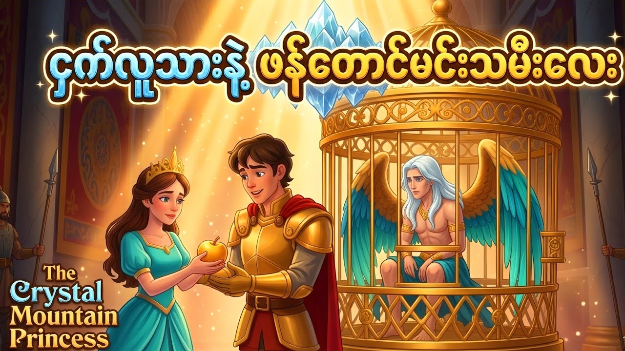 The Crystal Mountain Princess | ငှက်လူသားနဲ့ ဖန်တောင်မင်းသမီးလေး (Burmese Fairy Tales)