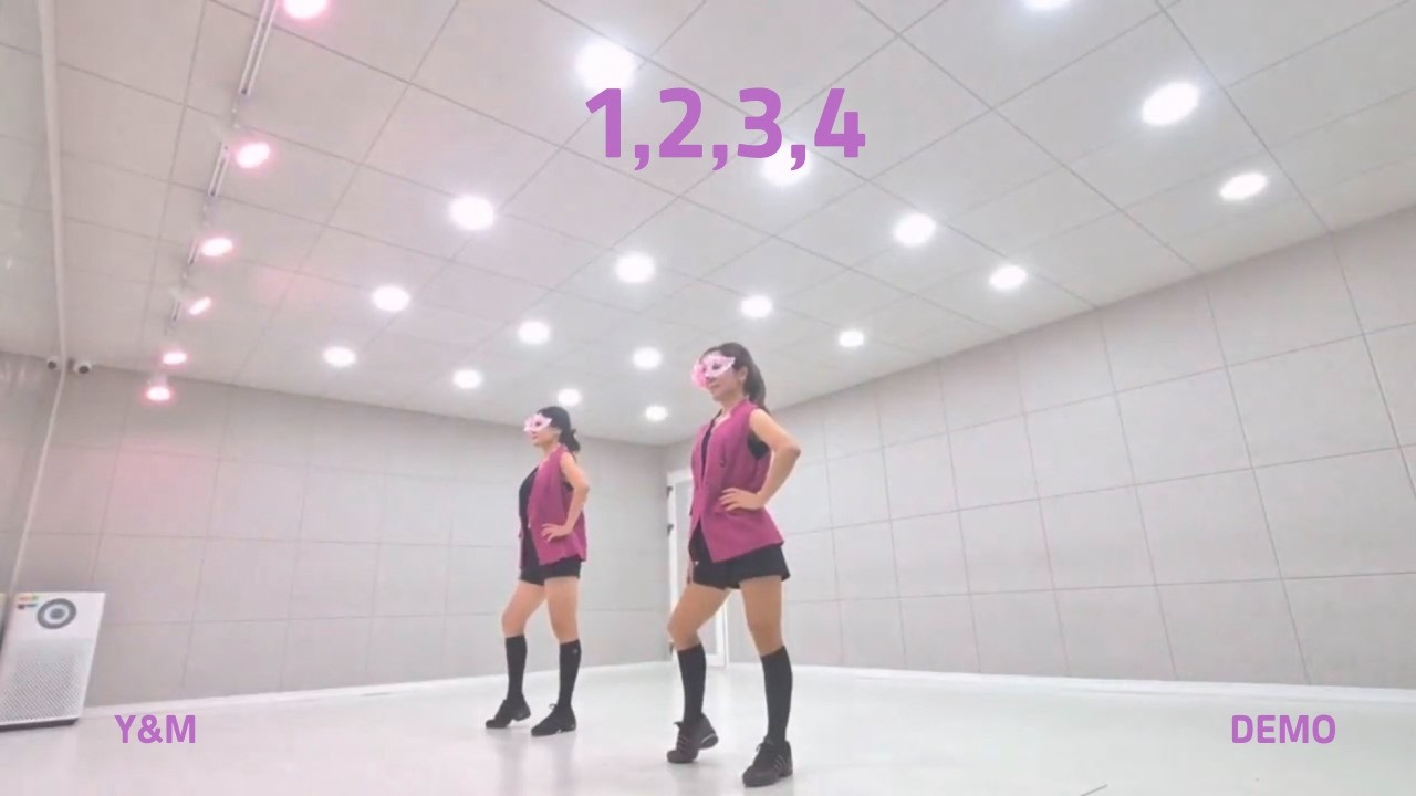 1,2,3,4 Linedance / 원 투 쓰리 포 라인댄스 / High Beginner / 유&명라인댄스