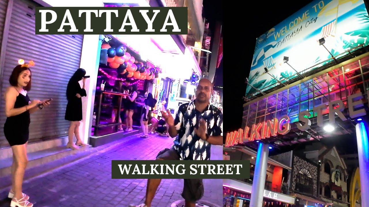 Pattaya Walking Street Full Walkthrough 🇹🇭 | Thailand Night Life Experience | vinusvlog4u