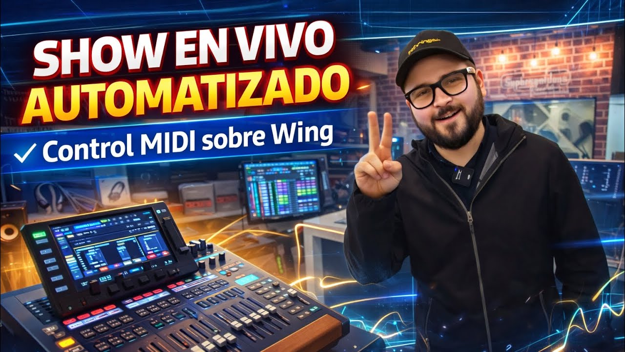 Controla Tu Mezcla en Vivo al 100% con MIDI y Behringer Wing