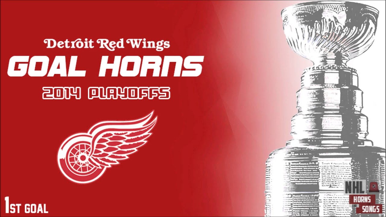 Detroit Red Wings 2014 Playoff Goal Horns ᴴᴰ