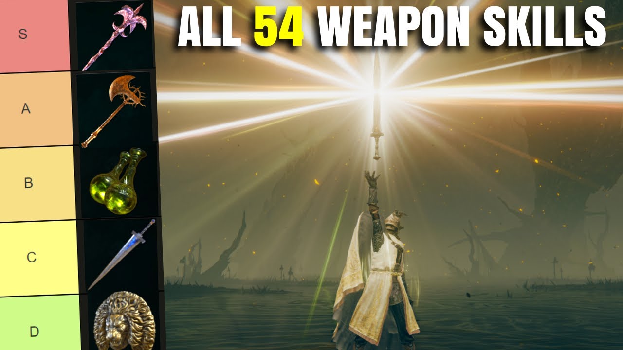 All 54 DLC Weapon Skills Ranked! (NO SPOILERS) Elden Ring: Shadow of the Erdtree