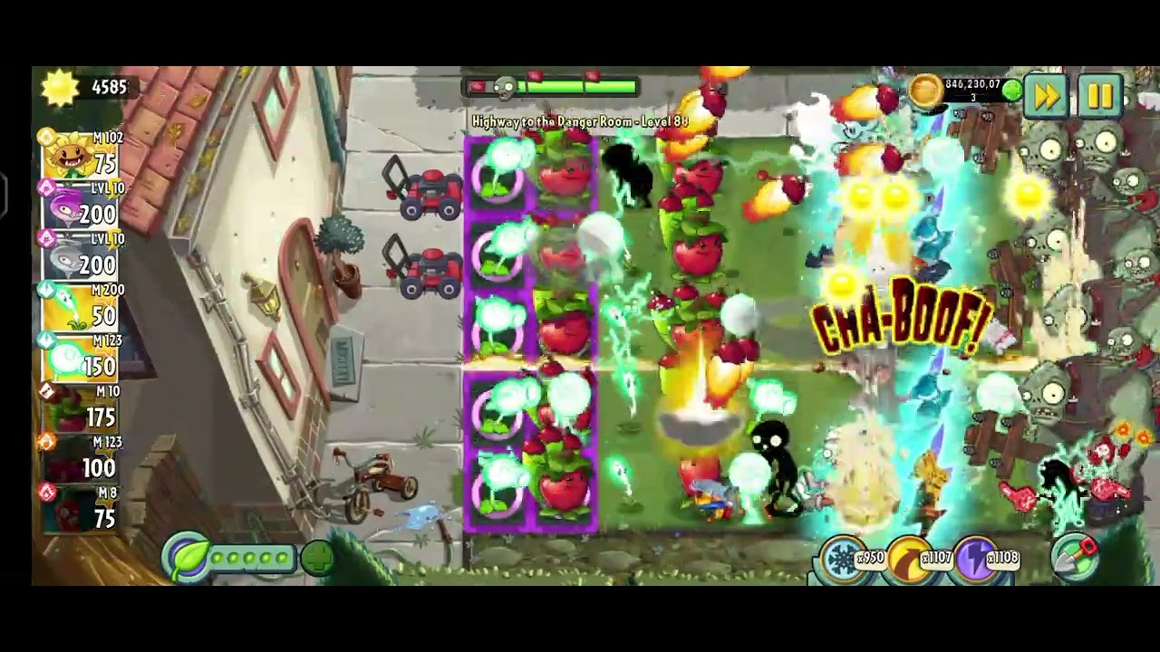 Pvz 2 Highway to The Danger Room lvl 88