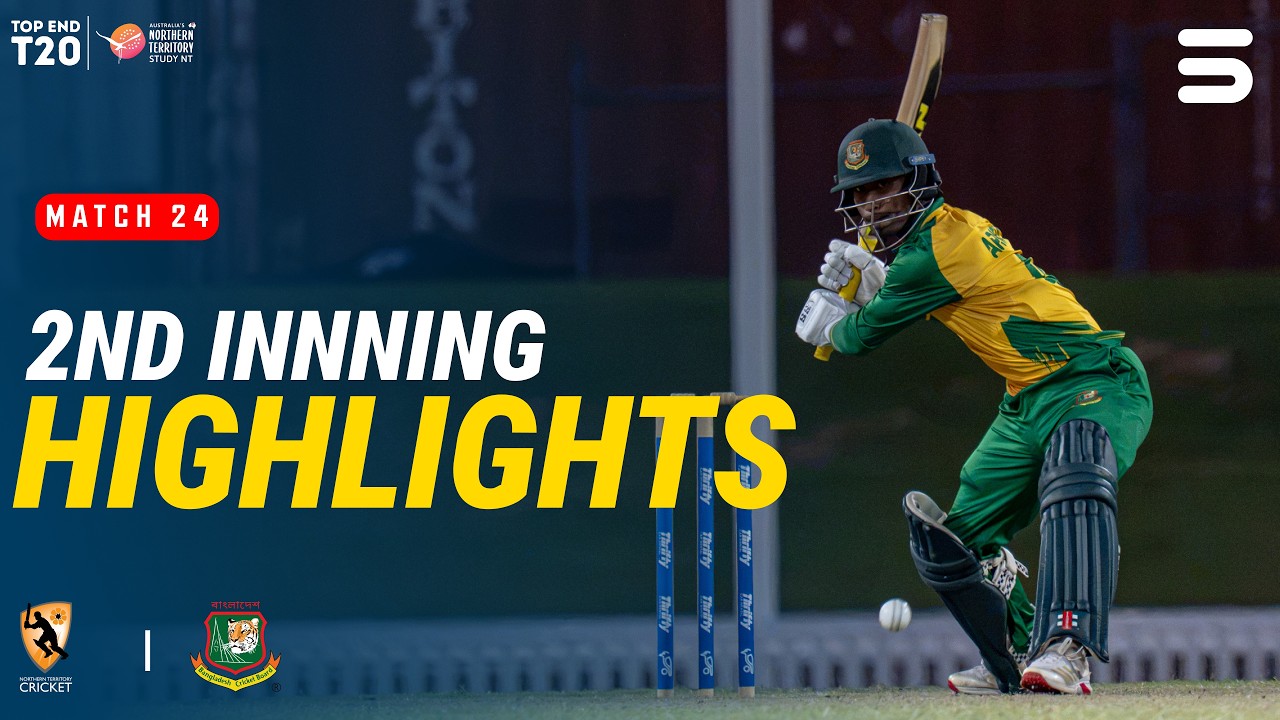 2nd Innings Highlights | NT Strike vs Bangladesh | Match 24 | Top End T20 2026 | ZP1J