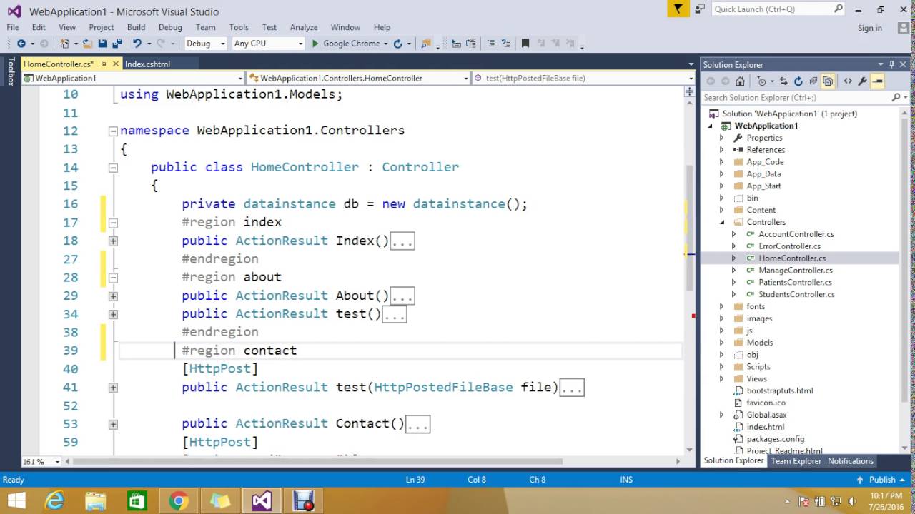 Using #region to Improve Code Readability c# - see how