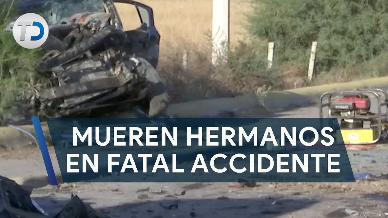 Mueren tres hermanos en fatal accidente; fallecida estaba embarazada