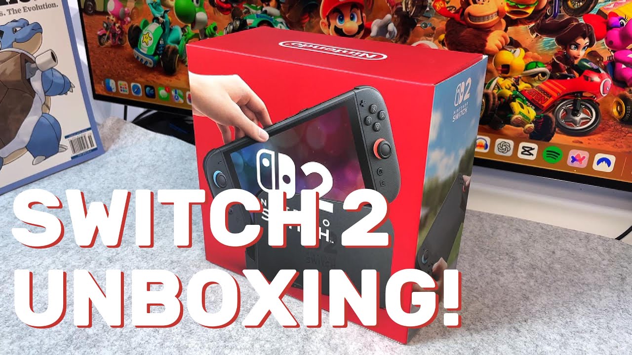 Nintendo Switch 2 Full Unboxing - Mario Kart World Switch 2 Bundle!