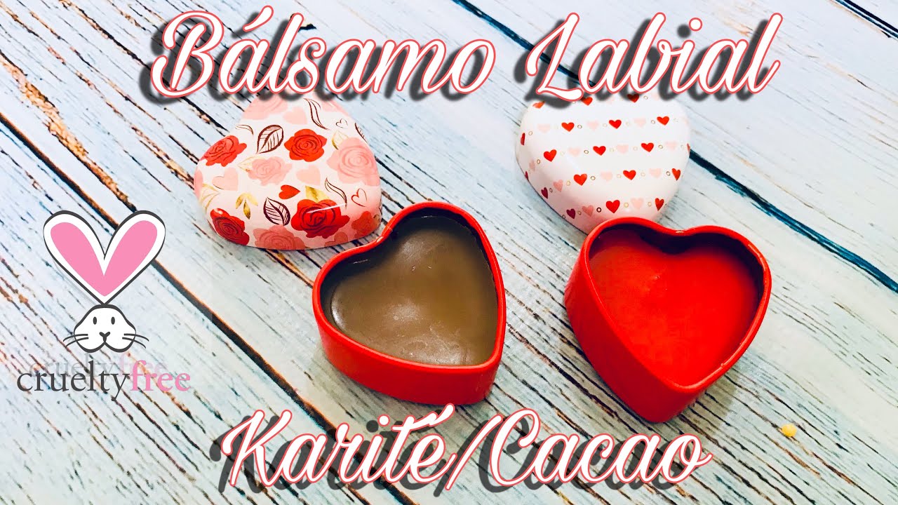 Como hacer bálsamo labial vegano de karité / Cacao