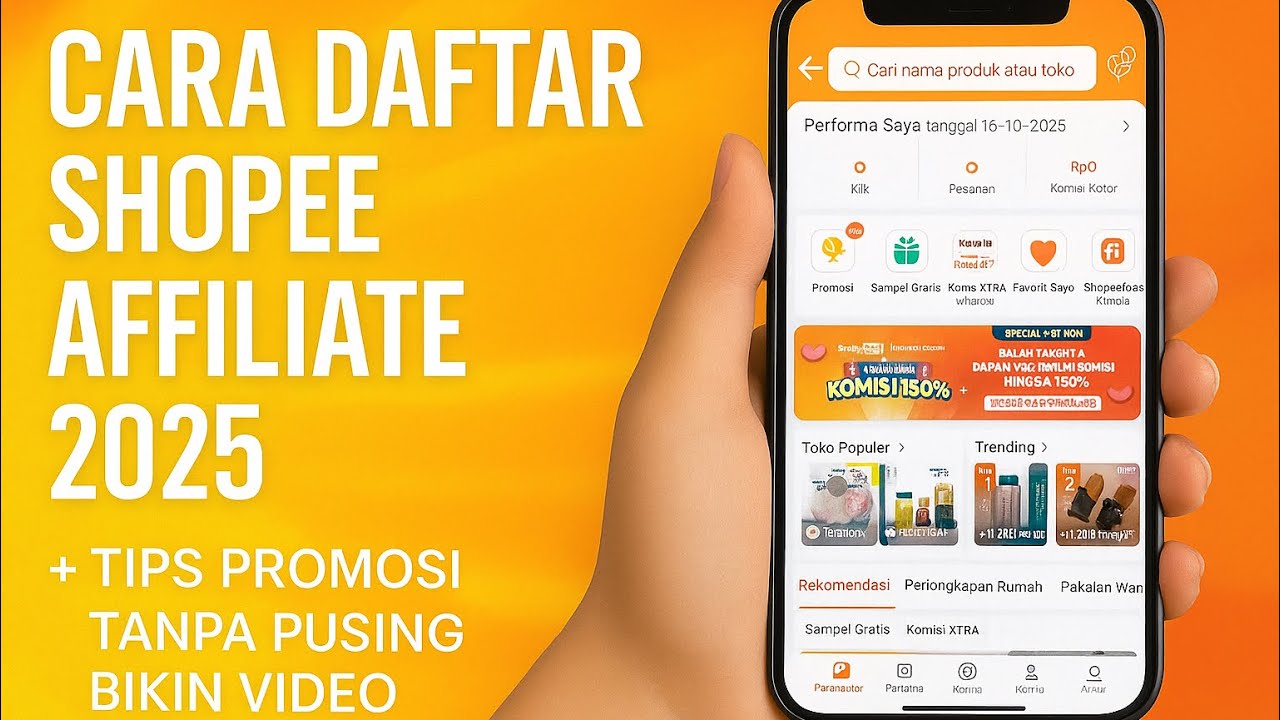 Cara Lengkap Daftar Shopee Affiliate 2025: Promosi Mudah & Tips Anti Pusing Bikin Konten!