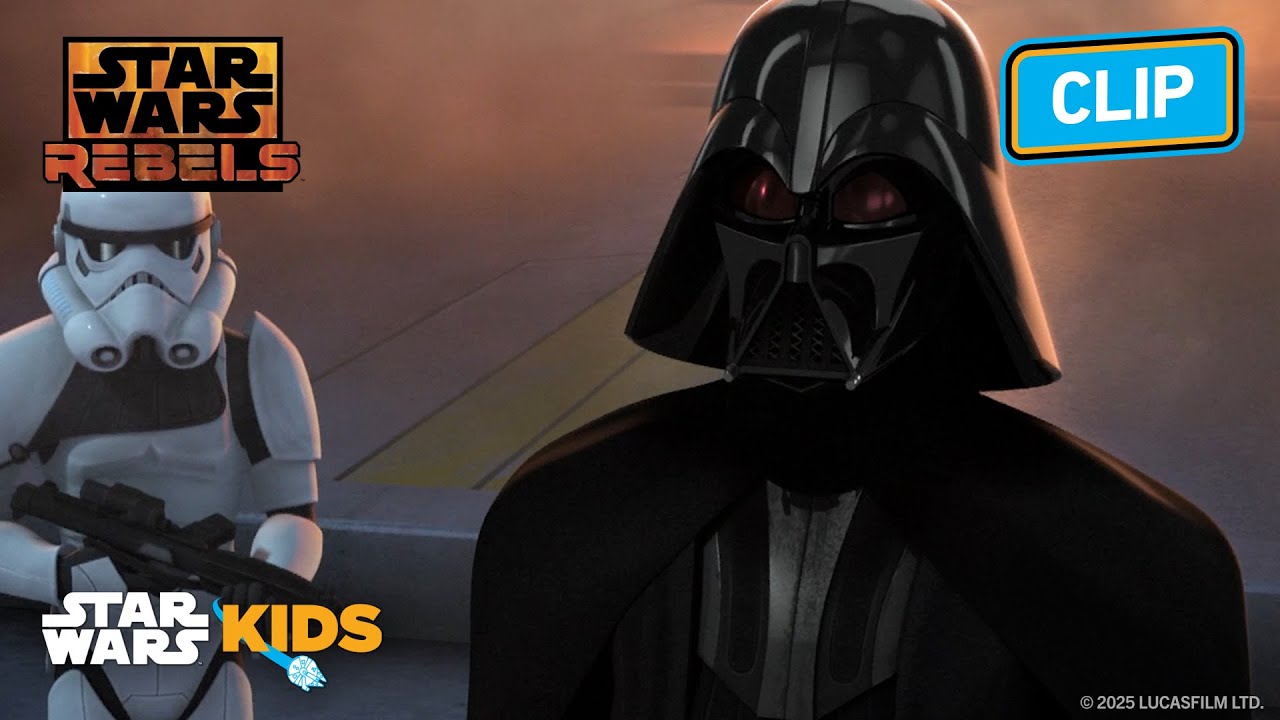Can The Rebels Destroy Darth Vader? 🌌🌑 | Star Wars Rebels | @StarWarsKids