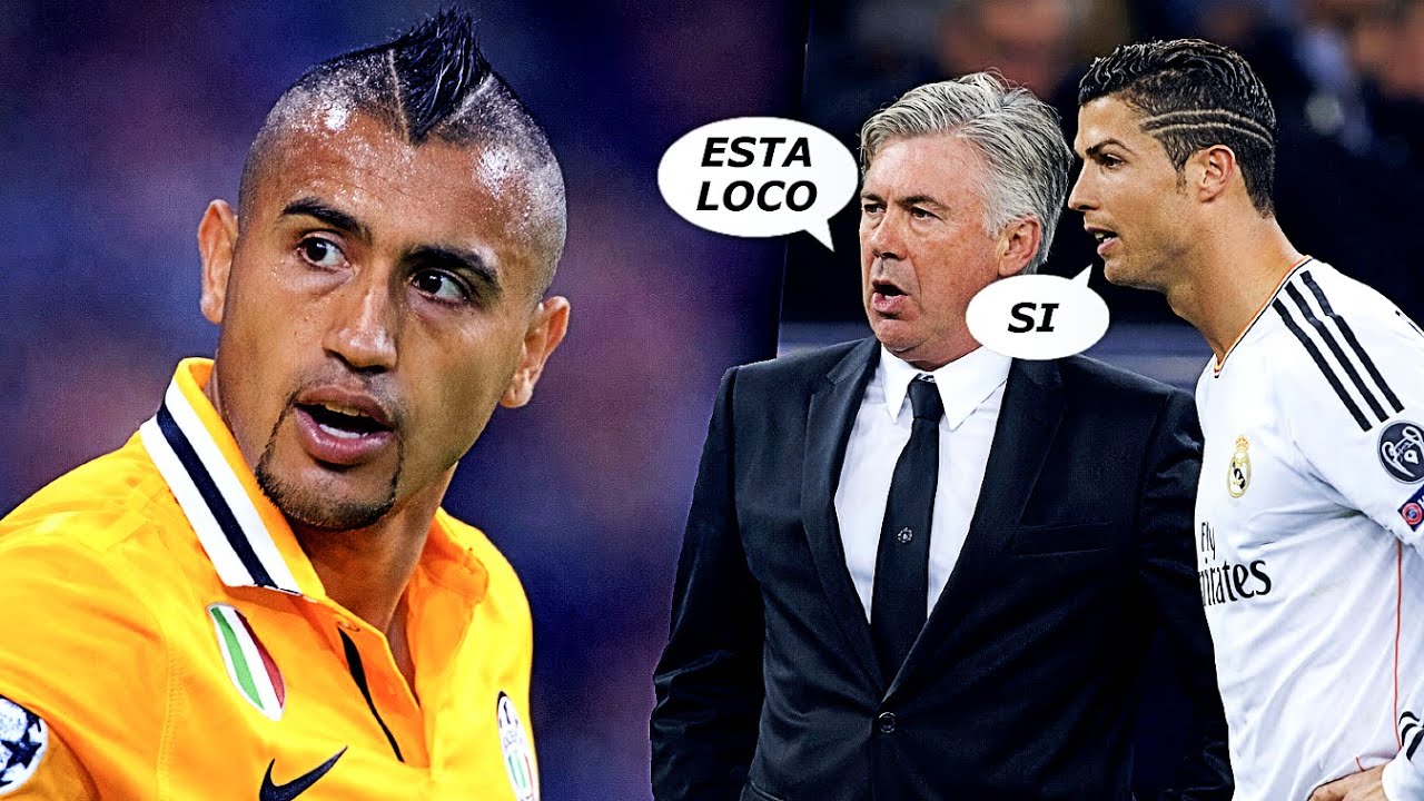 Recital de Arturo Vidal en el Bernabéu (Elogios Españoles) (Champions League 2013/14)