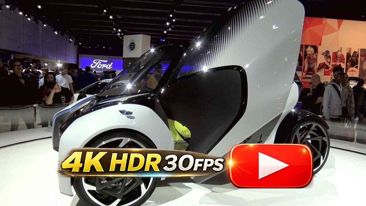 🚗 Концепт Toyota i-TRIL, преемник i-ROAD, представлен на автосалоне в Торонто 2018 года 🏎️🚘🚙(4K)