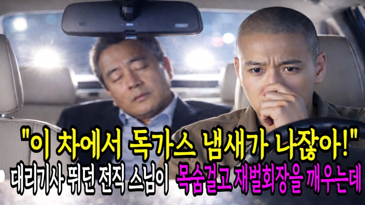 ”시동 거는 순간 모두 죽습니다“ 전직 스님이 대리운전 기사를 하다 백만장자 재벌회장을 암살테러를 막는데| 오디오북 | 인생사연 | 시니어 사연 | 노후사연 | 감동사연