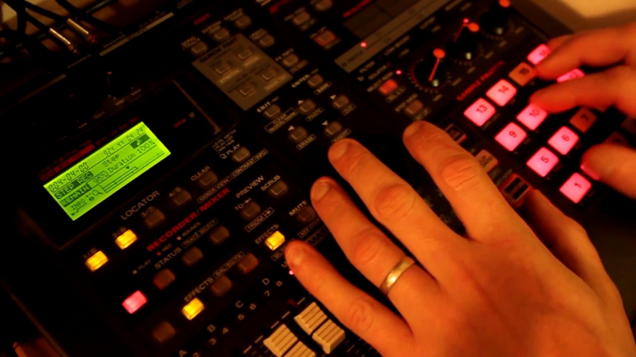 Sampling, Chopping and Sequencing on a Roland SP808