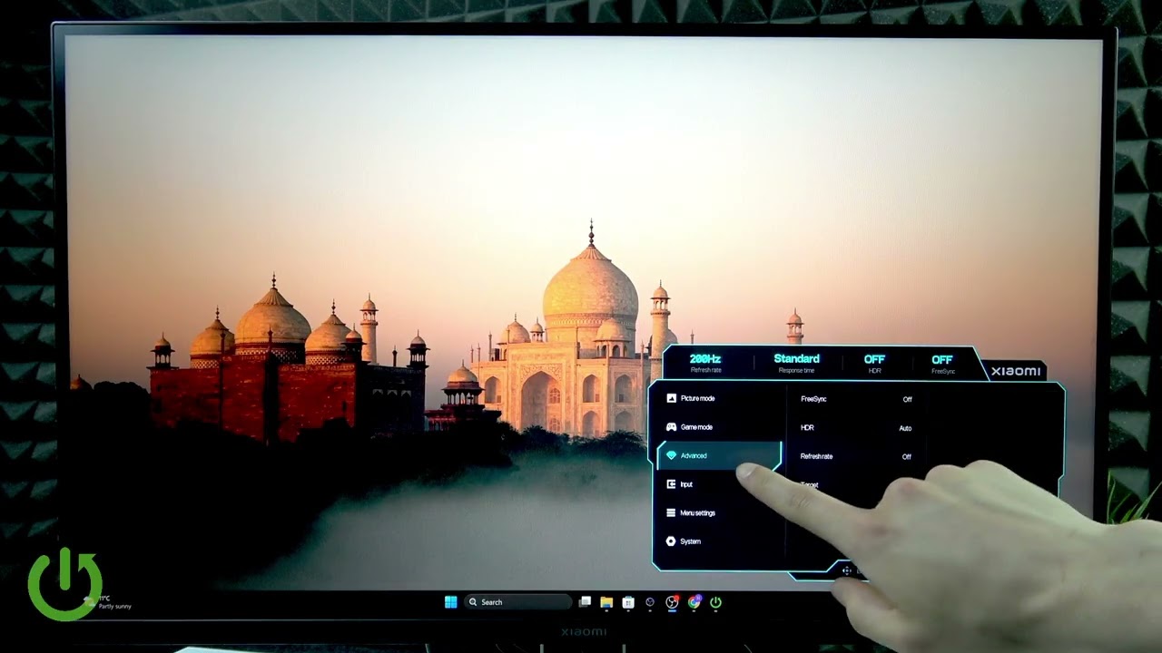 Xiaomi G27Qi 2026 &mdash; Как включить AMD FreeSync Premium