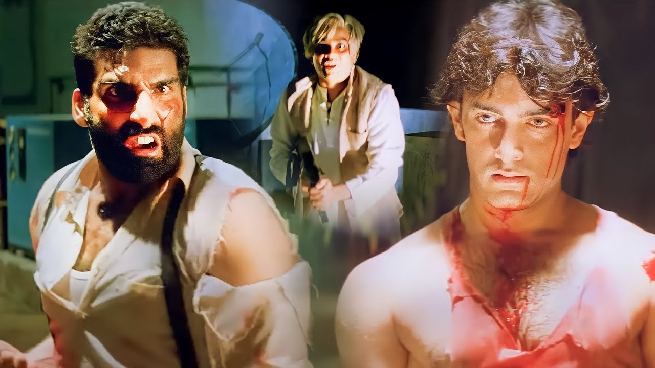 आमिर खान और मुकेश ऋषि मे हुई जबरदस्त लड़ाई | Baazi | Blockbuster Movie Scene | Aamir Khan