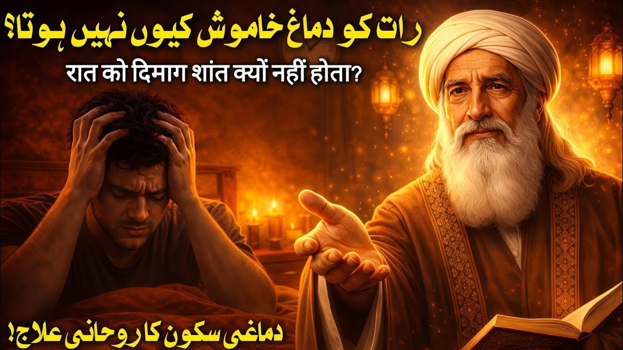 Raat Ko Dimaag Khamosh Kyun Nahi Hota? | Overthinking, Bechaini aur Dimaghi Sukoon Ka Ruhani Ilaj