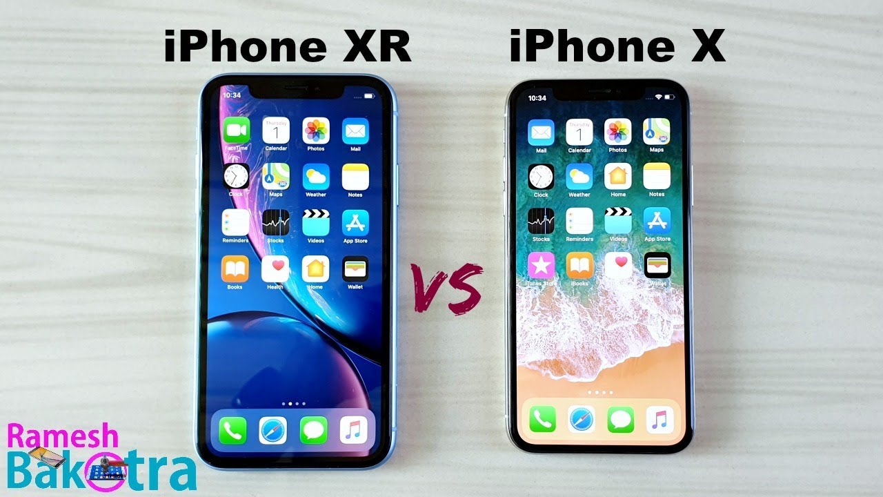 Apple iPhone XR vs iPhone X SpeedTest and Camera Comparison