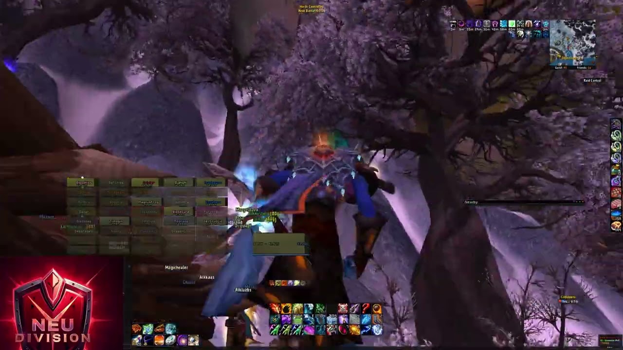 Neu Division, Unmerciful, Wranglers, Injustice& Battleflag dodged by Alliance's 5 guilds premade