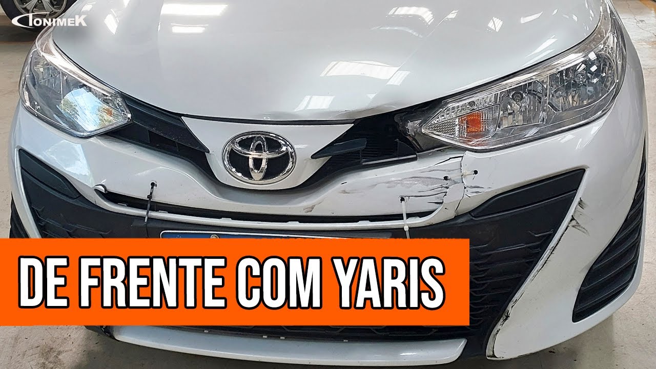 Toyota Yaris: Quanto custou a colisão frontal?  | Tonimek Avalia