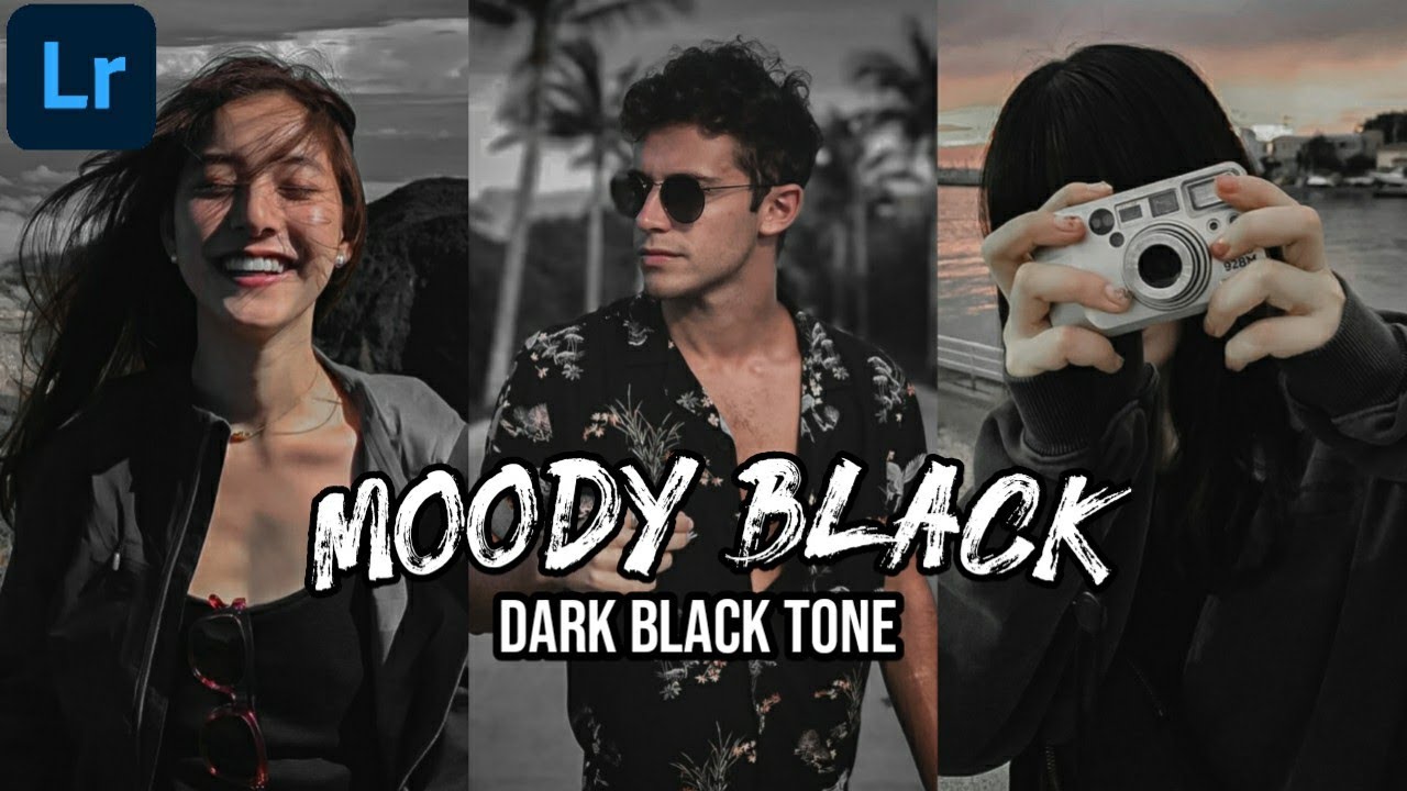 Lightroom Mobile Presets Free Dng Xmp | Lightroom Mobile Black Tone Preset | Moody Black | (2019)